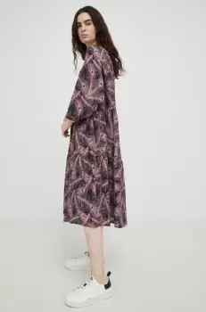 Drykorn rochie midi, evazati imagine