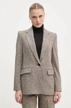 Drykorn sacou culoarea maro, un singur rand de nasturi, modelator, 138374 82317 imagine