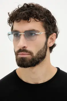 DSQUARED2 ochelari de soare culoarea argintiu, D2 0102/S imagine