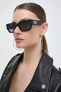 DSQUARED2 ochelari de soare femei, culoarea negru imagine
