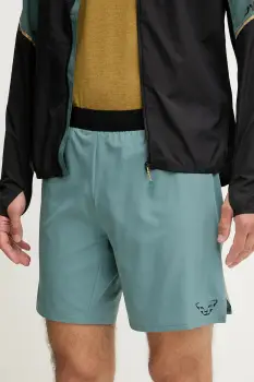 Dynafit pantaloni scurti sport Alpine Pro 2in1 culoarea turcoaz, 08.0000071642 imagine
