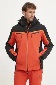 EA7 Emporio Armani geaca de schi Kitzbuhel Colorblock Logo imagine
