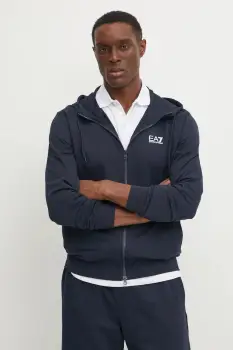 EA7 Emporio Armani hanorac de bumbac imagine