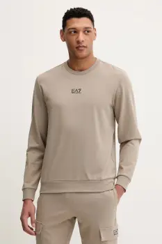 EA7 Emporio Armani hanorac de bumbac imagine