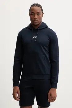 EA7 Emporio Armani hanorac de bumbac imagine