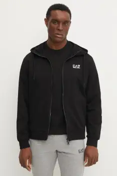 EA7 Emporio Armani hanorac de bumbac imagine