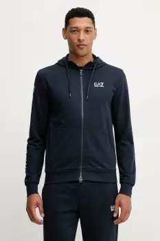 EA7 Emporio Armani hanorac de bumbac imagine