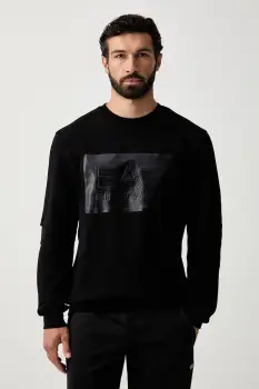 EA7 Emporio Armani hanorac pentru barbati din bumbac imagine