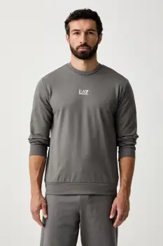 EA7 Emporio Armani hanorac pentru barbati din bumbac imagine