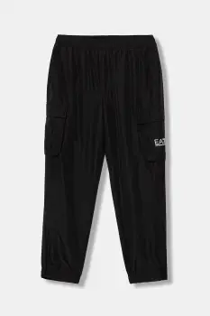 EA7 Emporio Armani pantaloni cargo pentru copii imagine