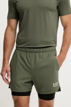 EA7 Emporio Armani pantaloni scurti de antrenament imagine