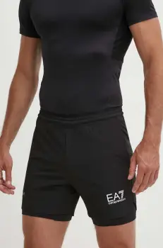 EA7 Emporio Armani pantaloni scurti de antrenament imagine
