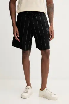 EA7 Emporio Armani pantaloni scurti de trening barbati cu bumbac imagine