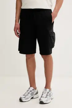 EA7 Emporio Armani pantaloni scurti de trening pentru barbati, cu bumbac imagine