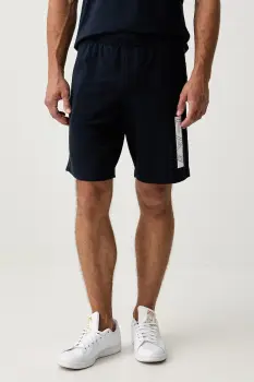 EA7 Emporio Armani pantaloni scurti de trening pentru barbati cu bumbac imagine