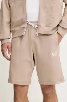 EA7 Emporio Armani pantaloni scurti  din bumbac imagine
