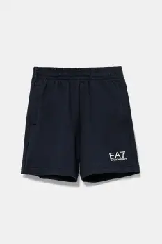 EA7 Emporio Armani pantaloni scurti din bumbac pentru copii imagine