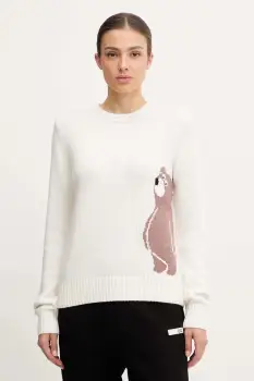 EA7 Emporio Armani pulover din amestec de lana imagine