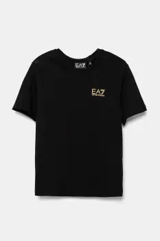 EA7 Emporio Armani tricou de bumbac pentru copii imagine