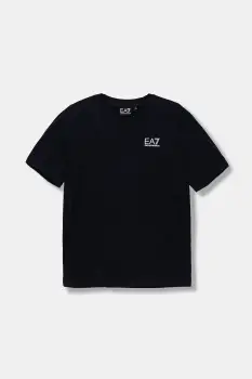 EA7 Emporio Armani tricou de bumbac pentru copii imagine