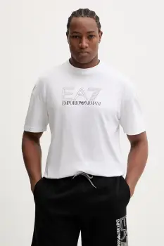 EA7 Emporio Armani tricou din bumbac imagine