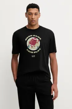 EA7 Emporio Armani tricou din bumbac imagine