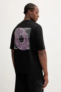 EA7 Emporio Armani tricou din bumbac imagine