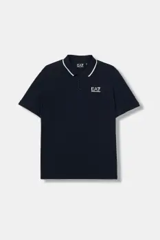 EA7 Emporio Armani tricou polo copii imagine
