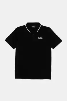 EA7 Emporio Armani tricou polo copii imagine