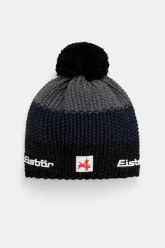 Eisbar caciula din amestec de lana Star Pompon MU SA culoarea bleumarin, E33172 imagine