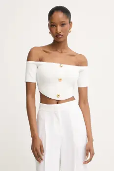 Elisabetta Franchi bluza pentru femei, cu vascoza imagine