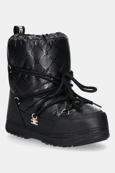 Elisabetta Franchi cizme de iarna copii culoarea negru, F4A6-E0457 imagine