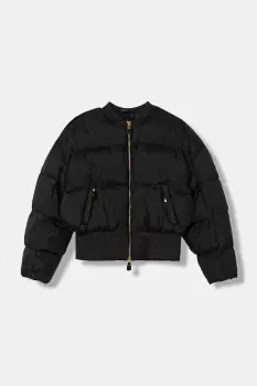 Elisabetta Franchi geaca copii culoarea negru, EFGB131.C.NY297 imagine