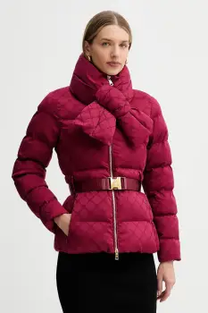 Elisabetta Franchi geaca culoarea bordo, de iarna, PI83D56E2 imagine