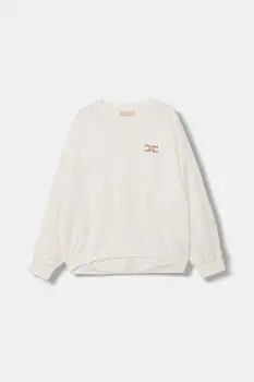 Elisabetta Franchi hanorac pentru copii, din bumbac imagine