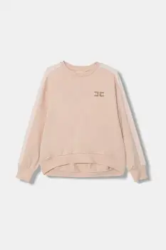 Elisabetta Franchi hanorac pentru copii, din bumbac imagine