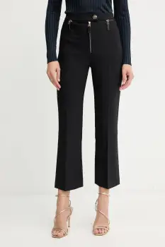Elisabetta Franchi pantaloni culoarea negru, mulata, high waist, PA10856E2 imagine