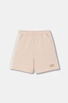 Elisabetta Franchi pantaloni scurti din bumbac pentru copii imagine