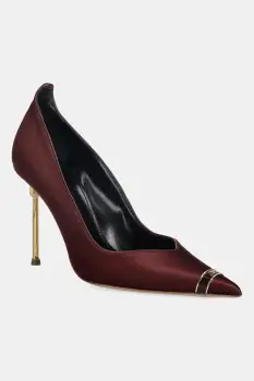 Elisabetta Franchi pantofi cu toc culoarea bordo, SA12L56E2 imagine