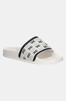 Elisabetta Franchi papuci culoarea alb, F4A0-E0313 imagine