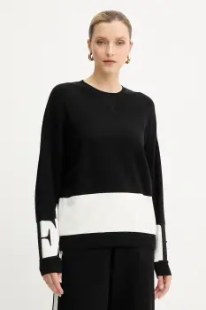 Elisabetta Franchi pulover culoarea negru, light, MK01S56E2 imagine