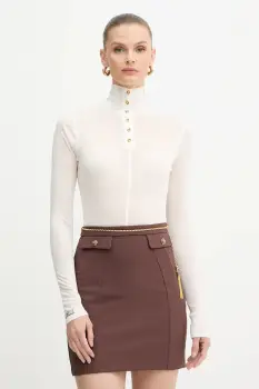 Elisabetta Franchi pulover din amestec de lana culoarea bej, light, MD61B56E2 imagine