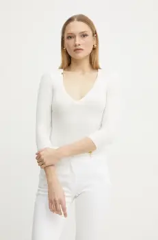 Elisabetta Franchi pulover femei, culoarea bej, light, MK98T51E2 imagine