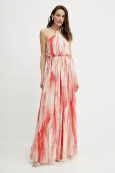 Elisabetta Franchi rochie culoarea roz, maxi, evazati, ABR4752E2 imagine