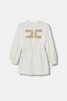 Elisabetta Franchi rochie din bumbac pentru copii imagine