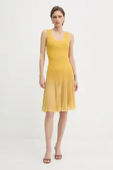 Elisabetta Franchi rochie evazata cu vascoza imagine