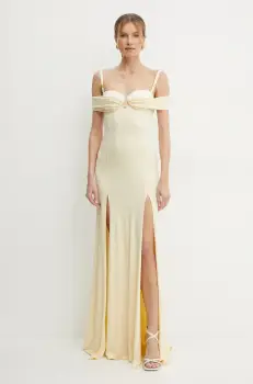 Elisabetta Franchi rochie maxi, drept, ABR0851E2 imagine