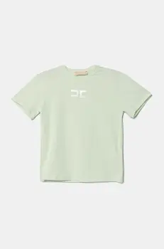 Elisabetta Franchi tricou copii culoarea verde, EFTS237.0.JE006 imagine