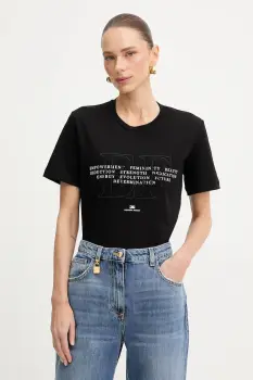 Elisabetta Franchi tricou din bumbac imagine