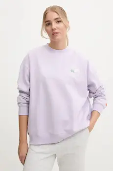 Ellesse bluza ARESKI femei, culoarea violet, cu imprimeu, SGX20916 imagine